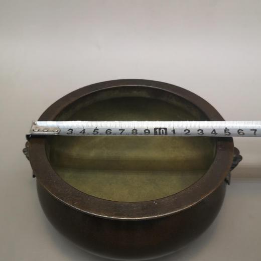 精工铜狮子头香炉 商品图3