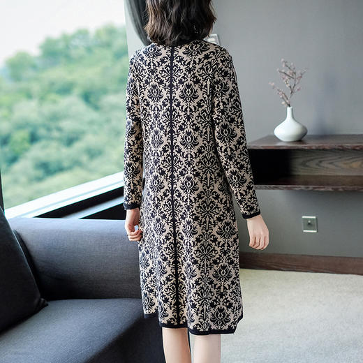 AHM tywf1005气质立领针织长裙 商品图3