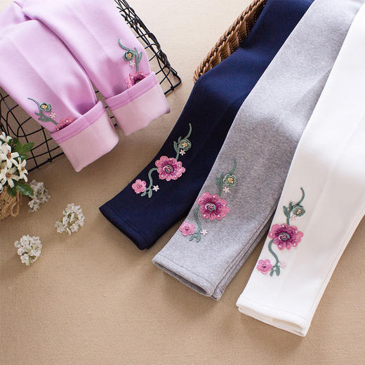 BL-A9018秋冬加厚加绒宝宝保暖裤子儿童百搭长裤 商品图3