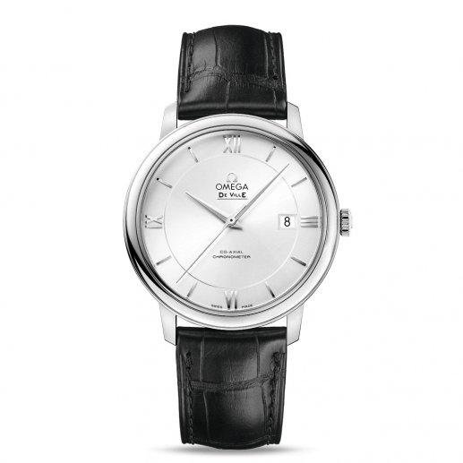 Omega欧米茄男士De Ville碟飞系列白色表盘精钢外壳表带蓝宝石水晶玻璃表镜2500自动机械表防水腕表JPY带授权招加盟代理 商品图0