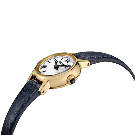 西铁城（CITIZEN）光动能女表)不锈钢镀金小牛皮复古款EG2995-01A 商品图3