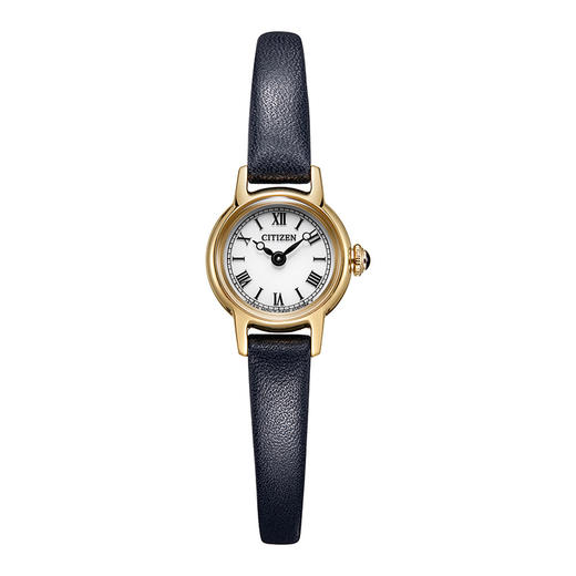 西铁城（CITIZEN）光动能女表)不锈钢镀金小牛皮复古款EG2995-01A 商品图4