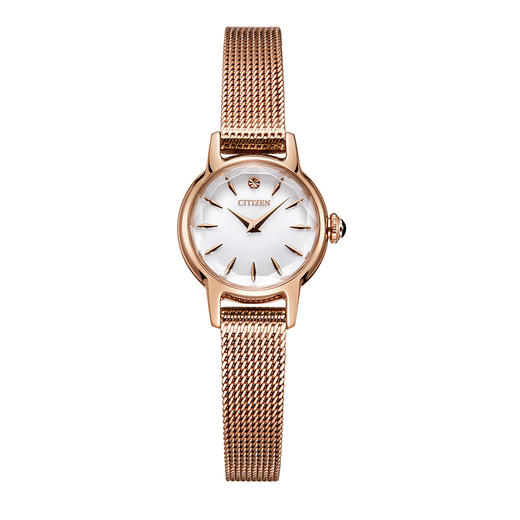 西铁城日本官方正品光动能简约时尚潮流小巧女表EG2992-51A 商品图1