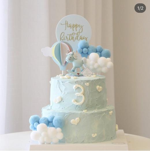 蓝色木马（百分百进口动物奶油） 商品图0