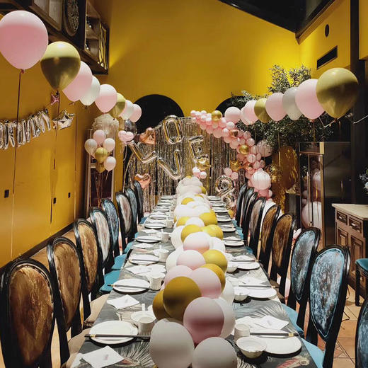 包厢气球成人礼宝宝宴百日宴生日订婚纪念日告白主题派对策划上门布置