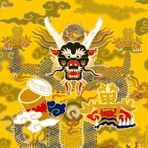 金地彩云蓝龙徽章套装3款全套 商品图0