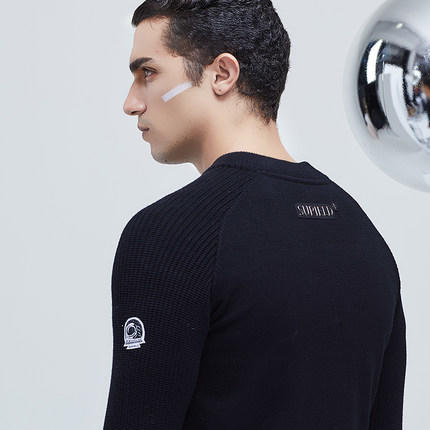 Supield素湃黑科技蓝奇热宇航气凝胶男士开衫针织衫外穿潮流 商品图3