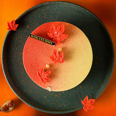 香山枫叶|maple leaf(半糖低卡,美"栗"动人)(此款蛋糕密度较大,体积较