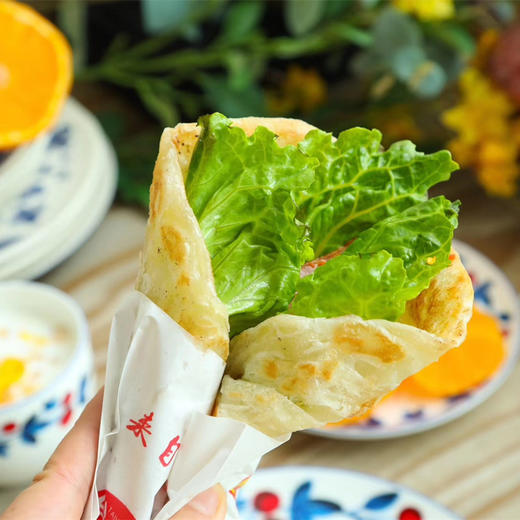 零添加秋畋黄油菠菜味手抓饼非人工起酥油