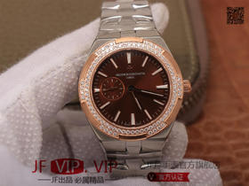 江诗丹顿纵横四海系列OVERSEAS女款小号型v2版钢带款，表径36×10.8mm ，CITIZEN8系列改Cal.5300机芯，女士腕表，精钢表带，自动机械机芯，透底