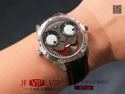 TW俄罗斯小丑【最高版本V3S真功能快调月相】与原版同步，【"突破"钟表行业年度大作】，直径42mmX11.8mm，男士腕表，皮表带，自动机械机芯，密底。 商品图10