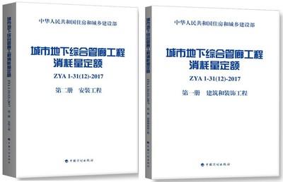 城市地下综合管廊工程消耗量定额（全套及单本） 商品图0