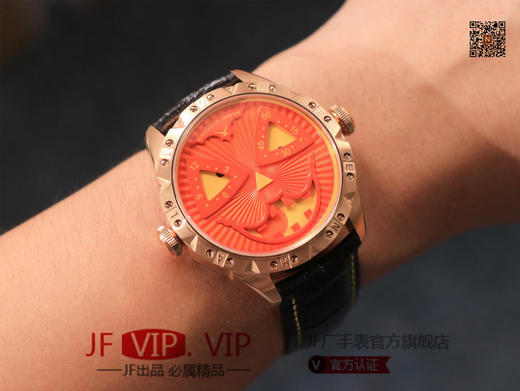 TW俄罗斯小丑【最高版本V3S真功能快调月相】与原版同步，【"突破"钟表行业年度大作】，直径42mmX11.8mm，全自动精工机械，男士腕表，皮表带，自动机械机芯，密底。 商品图10