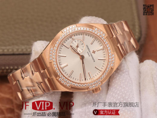 江诗丹顿纵横四海系列OVERSEAS女款小号型v2版钢带款，表径36×10.8mm ，CITIZEN8系列改Cal.5300机芯，女士腕表，精钢表带，自动机械机芯，透底 商品图1