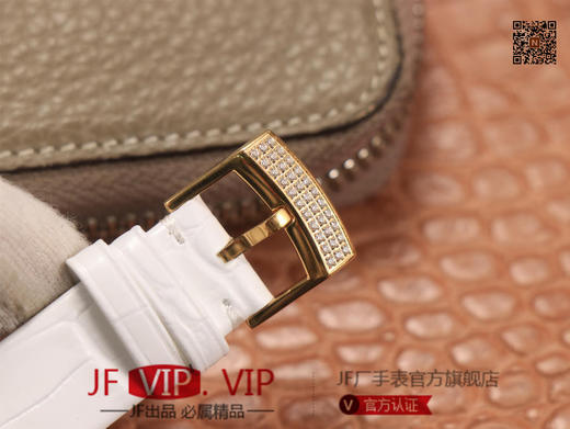 萧邦HAPPYSPORT系列女士腕表，快乐钻系列最有特色是夹层玻璃的五颗钻石产生自旋犹如舞蹈9015机芯，36尺寸，女士腕表，皮表带，自动机械机芯，透底。 商品图8