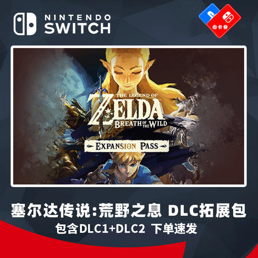 Switch塞尔达传说ns旷野 荒野之息dlc季票美服 魔卡荟