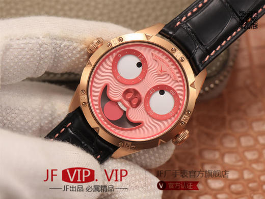 TW俄罗斯小丑【最高版本V3S真功能快调月相】与原版同步，【"突破"钟表行业年度大作】，直径42mmX11.8mm，男士腕表，皮表带，自动机械机芯，密底。 商品图1