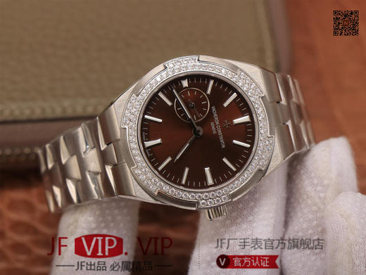 江诗丹顿纵横四海系列OVERSEAS女款小号型v2版钢带款，表径36×10.8mm ，CITIZEN8系列改Cal.5300机芯，女士腕表，精钢表带，自动机械机芯，透底 商品图1