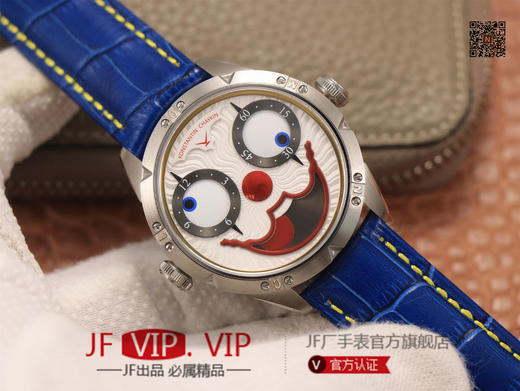 TW俄罗斯小丑【最高版本V3S真功能快调月相】与原版同步，【"突破"钟表行业年度大作】，直径42mmX11.8mm，全自动精工机械，男士腕表，皮表带，自动机械机芯，密底。 商品图2