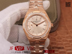 江诗丹顿纵横四海系列OVERSEAS女款小号型v2版钢带款，表径36×10.8mm ，CITIZEN8系列改Cal.5300机芯，女士腕表，精钢表带，自动机械机芯，透底