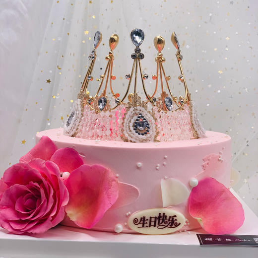 【皇冠】-生日蛋糕/女神蛋糕/高贵优雅大气 商品图4