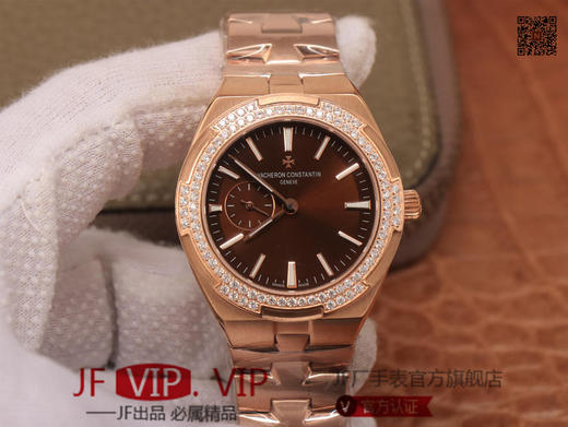 江诗丹顿纵横四海系列OVERSEAS女款小号型v2版钢带款，表径36×10.8mm ，CITIZEN8系列改Cal.5300机芯，女士腕表，精钢表带，自动机械机芯，透底 商品图0