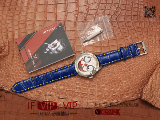 TW俄罗斯小丑【最高版本V3S真功能快调月相】与原版同步，【"突破"钟表行业年度大作】，直径42mmX11.8mm，全自动精工机械，男士腕表，皮表带，自动机械机芯，密底。 商品图9