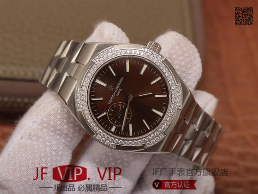 江诗丹顿纵横四海系列OVERSEAS女款小号型v2版钢带款，表径36×10.8mm ，CITIZEN8系列改Cal.5300机芯，女士腕表，精钢表带，自动机械机芯，透底 商品图2