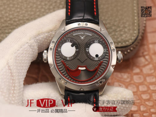 TW俄罗斯小丑【最高版本V3S真功能快调月相】与原版同步，【"突破"钟表行业年度大作】，直径42mmX11.8mm，男士腕表，皮表带，自动机械机芯，密底。 商品图0