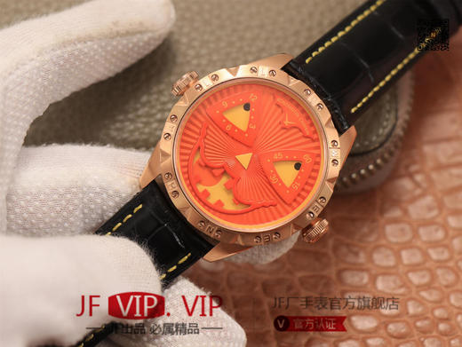 TW俄罗斯小丑【最高版本V3S真功能快调月相】与原版同步，【"突破"钟表行业年度大作】，直径42mmX11.8mm，全自动精工机械，男士腕表，皮表带，自动机械机芯，密底。 商品图1