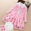 ALBL-9021秋冬女童纯棉毛衣两件套裙甜美长袖毛衣加绒开衫套装 商品缩略图0