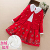 ALBL-9021秋冬女童纯棉毛衣两件套裙甜美长袖毛衣加绒开衫套装 商品缩略图1