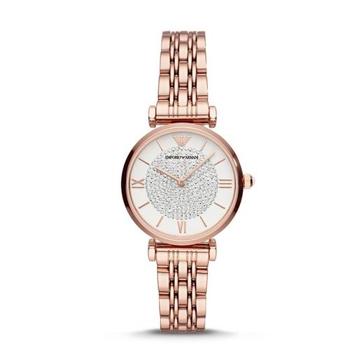 【一般贸易】阿玛尼Emporio Armani 满天星手表女款 镶钻石英腕表AR11244 商品图0