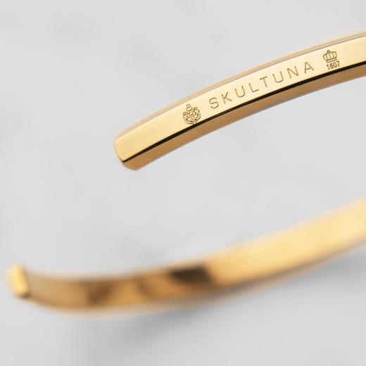 北京仓｜Skultuna-Icon-抛光金色 窄款 手镯（男女同款）［瑞典设计师］ 商品图0