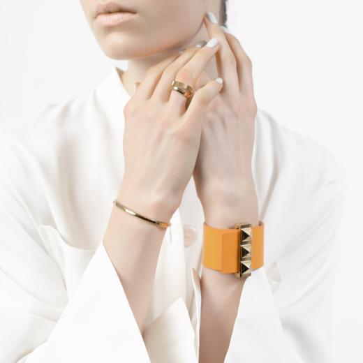 北京仓｜Skultuna-Eternal-抛光金色 窄款 手镯［瑞典设计师］ 商品图1