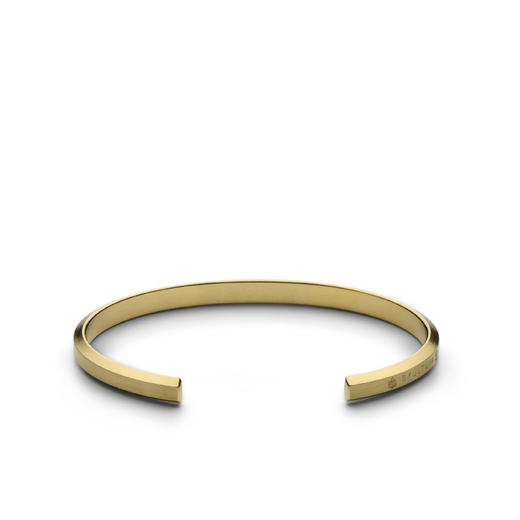 北京仓｜Skultuna-Icon-磨砂金色 窄款 手镯（男女同款）［瑞典设计师］ 商品图0
