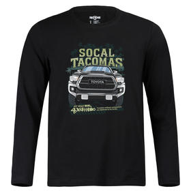 TOYOTA烫画印花穿越丛林越野车长袖休闲T恤打底体恤 NMT-1077