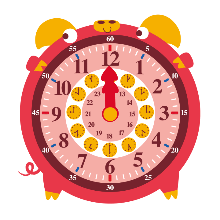 toi布拉诺日历时钟板时间认知寓教于乐早教幼儿园儿童智力启蒙日期