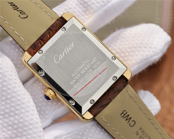 卡地亚坦克复刻手表多少钱,卡地亚手表2301cc708177坦克系列石-世界之