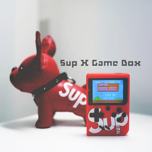 【为思礼】Sup x Game Box复古游戏机  彩屏 2.4寸清晰显示屏 129合1 游戏 潮流掌上采蘑菇街机 复古迷你游戏盒子礼物 商品图3