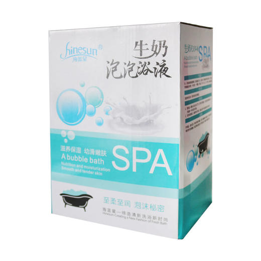 海蓝星-牛奶泡泡浴  80ml*50袋/盒 商品图4