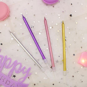 金色电镀蜡烛一支