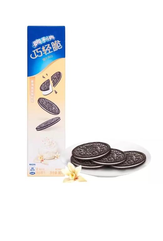 奥利奥巧轻脆薄片夹心柔滑香草慕斯味95克