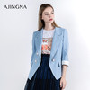 【积分兑换】阿菁娜休闲百搭修身七分袖短款西装外套A23Q108023 商品缩略图2