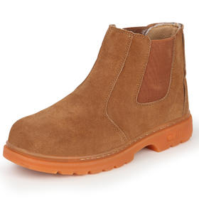 劳保鞋防砸防刺焊工反绒皮耐磨防臭安全工作鞋钢包头男