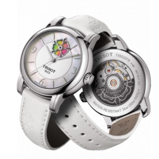 天梭 TISSOT 心媛系列T050.207.17.117.05 皮带80机芯女士腕表 商品图3