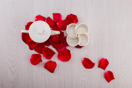 花瓣-茶具 | 原创设计，光滑透亮，一壶四杯 商品图1