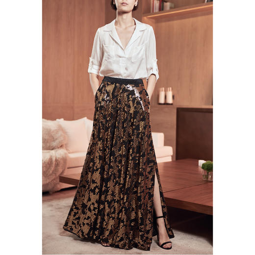 CG｜Sequin Sabrina Maxi Skirt [亮片提花半裙] 商品图0
