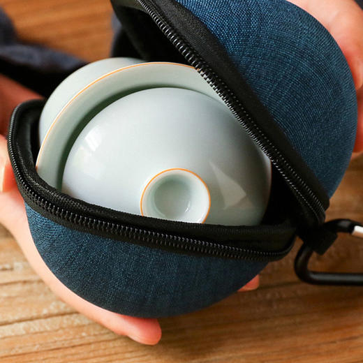 景德镇陶瓷茶具套组.影青五件套 商品图4