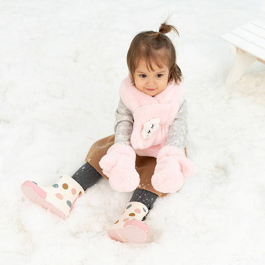 i-baby 萌趣毛绒三件套礼盒【帽子+围巾+手套】 商品图1